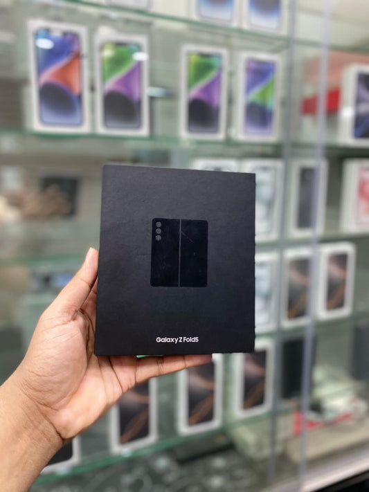 Samsung Galaxy Z Fold 5 (12GB RAM, 512GB Storage) – Black | Box Packed | 4 Months Sim Time | Non-Active